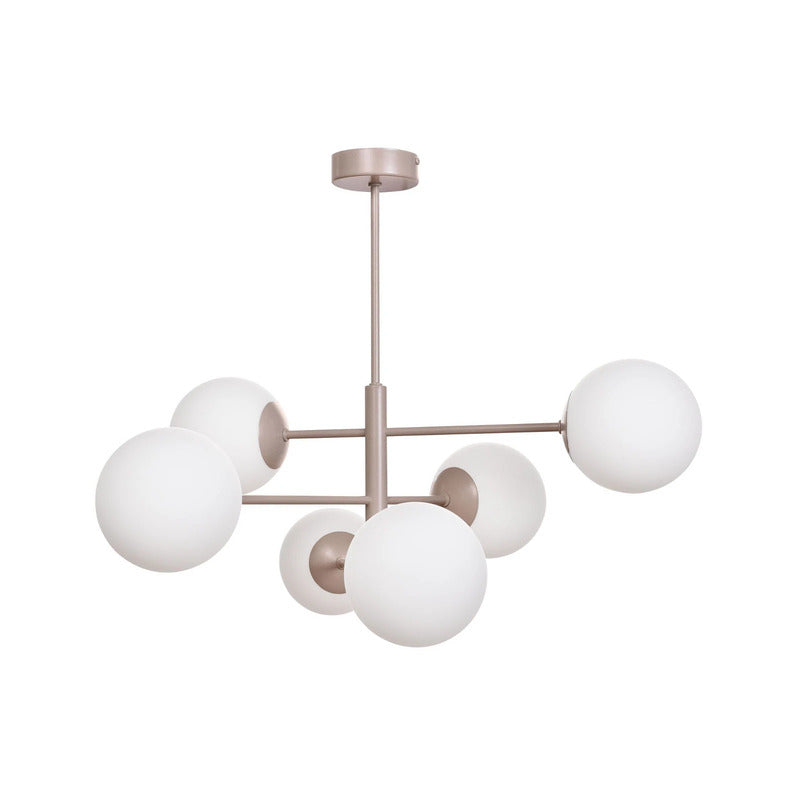 Domiluce Hängeleuchte Pendelleuchte Aurora Glasleuchte E14 beige SIEHE TEXT/FOTO - 5905563004159