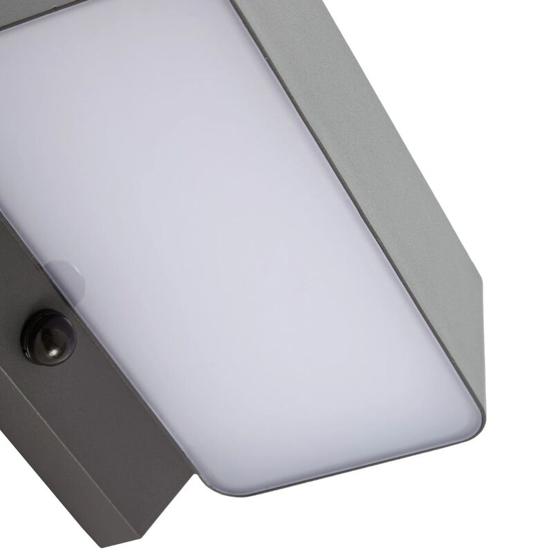 Lindby Außenwandleuchte Fando LED Wandleuchte Gartenlampe anthrazit 22,5cm IP44 - 4255830909023