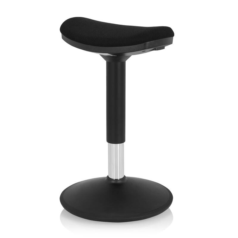 hjh OFFICE Stehhocker Stehhilfe BALANCE SIT I B Stoff schwarz ergonomisch - 4064323014850