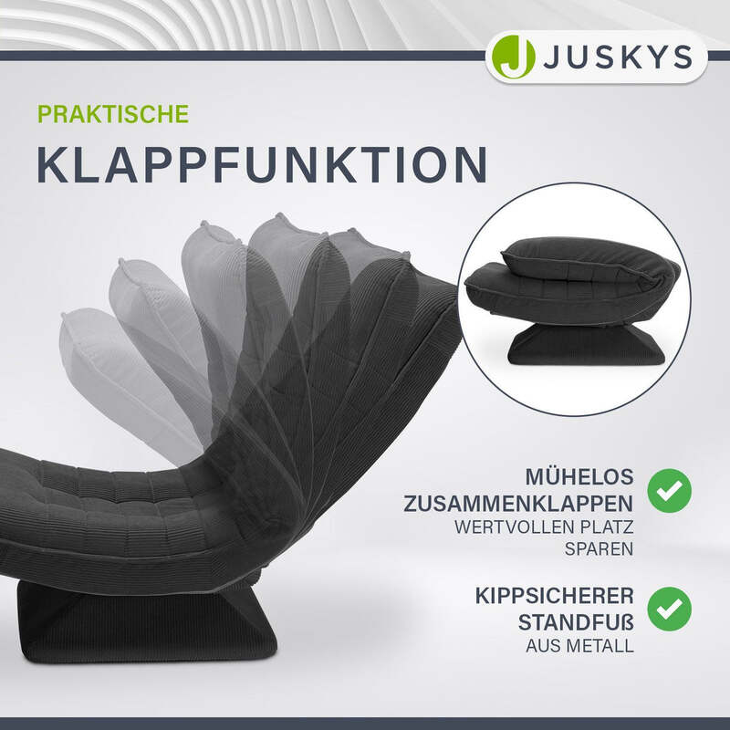 Relaxsessel Korsika ergonomisch 360° drehbar grau mit 5-lagiger Polsterung - 4262437183923