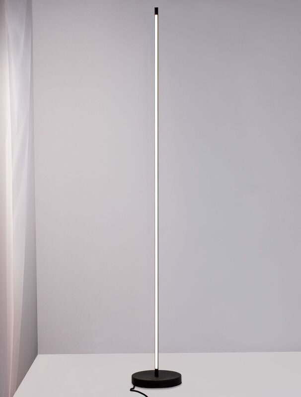 Nova Luce Stehlampe Standleuchte COLBY LED Schwarz Warmweiß Aluminium 150 cm 18W - 5212017431547