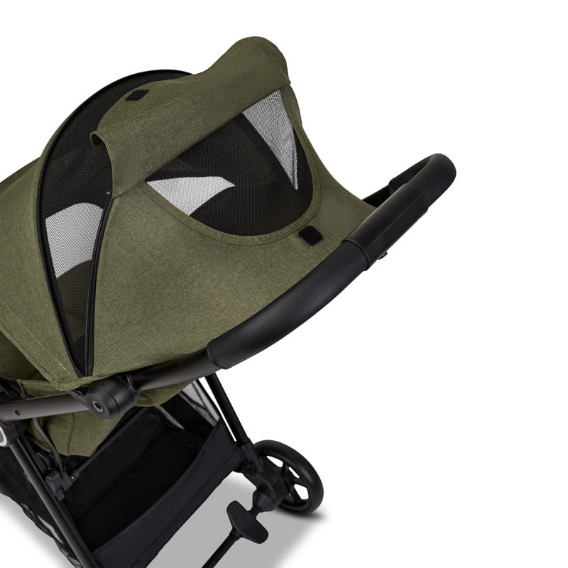 LITTLE ONE Quickfold Buggy Green Melange leicht faltbar mit Sonnendach 22 kg - 4025583042595