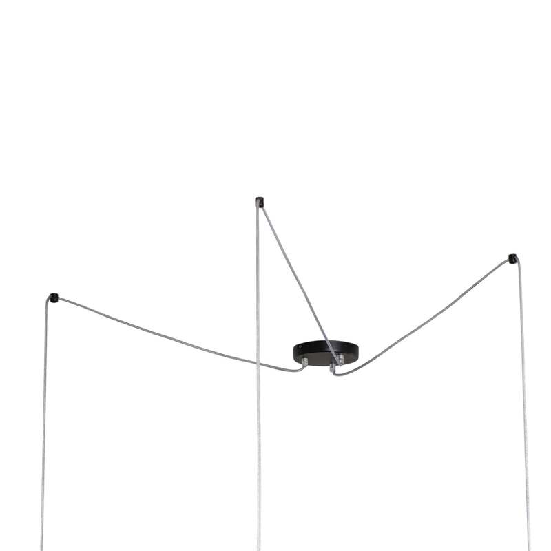 Pendellampe Ascot grau Hängelampe LED dimmbar 3-flammig Pendelleuchte Leuchte - 5907106011044