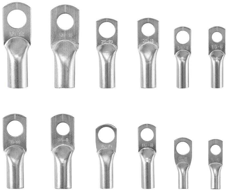 TRU COMPONENTS TC-11894512  Rohrkabelschuhsortiment Rohr SIEHE TEXT/FOTO - 4064161295916