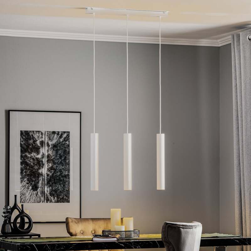 Nowodvorski Hängeleuchte Pendelleuchte Eye weiß 3-flammig Balken GU10 LED Lampe - 5903139648196