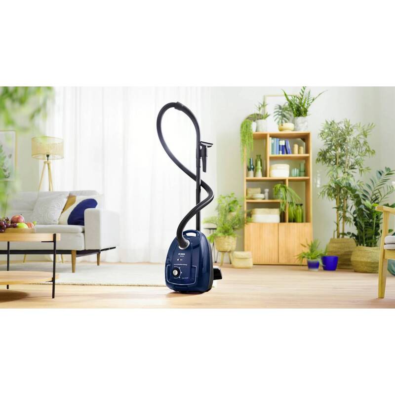 Bosch Bodenstaubsauger Beutelstaubsauger Blau Recycelter Kunststoff Zubehör - 4242005364022