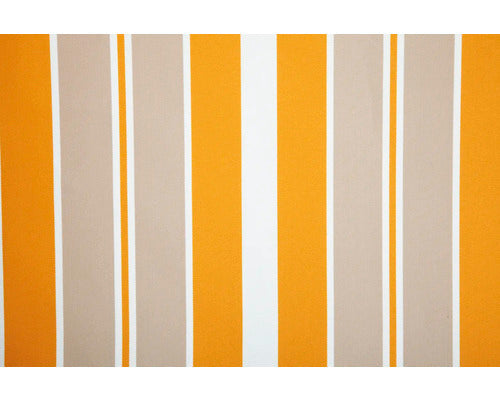 Gelenkarmmarkise Sonnenschutz Markise 5x3 Stoff gestreift orange grau weiß - 4306516022298