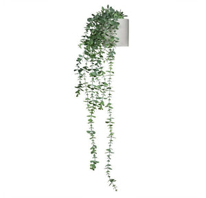 B-Ware hjh OFFICE Kunstpflanze Eukalyptus CLIMB 90 cm Pflegeleicht Grün Indoor Outdoor