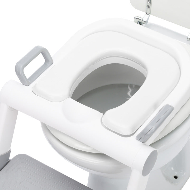 Fillikid Toilettentrainer Trainer Kinder höhenverstellbar rutschfeste Füße grau - 9120123449416
