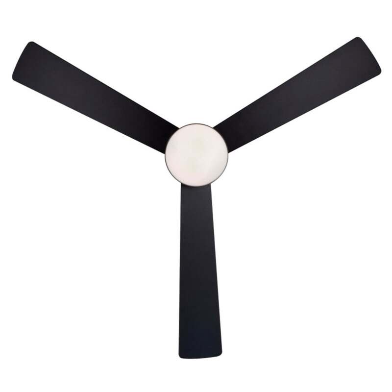 Westinghouse Deckenventilator Tristan schwarz matt Holz mit Beleuchtung 132cm - 4895105613332
