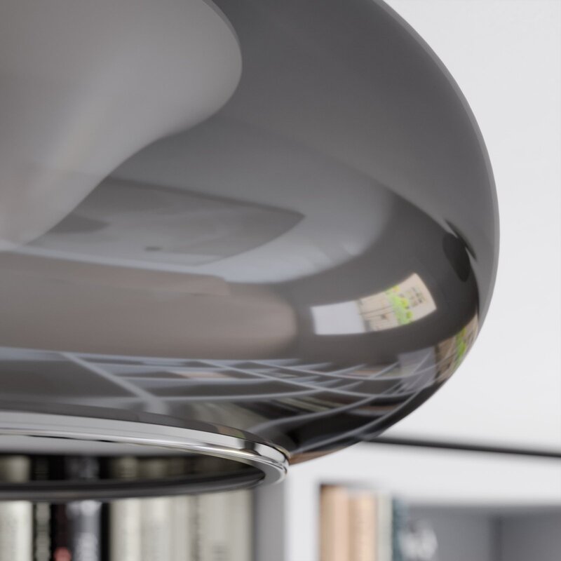 Lucande Deckenlampe Mijo LED Lampe Leuchte warmweiß grau Ø43cm 19,5cm hoch - 4251096561814