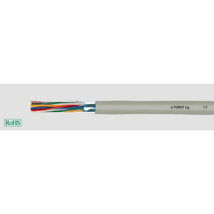 B-Ware Helukabel Fernmeldeleitung Telefonkabel JYSTY Kabel Grau 100m Installationskabel