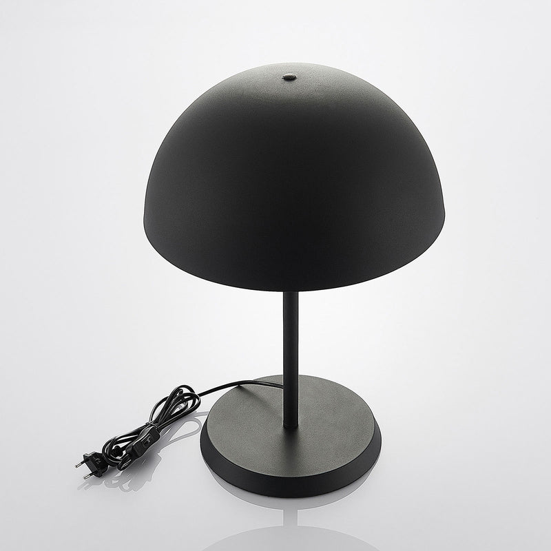 Lindby Tischleuchte Idalene LED Lampe Metall schwarz gold Höhe 51 cm Ø 35 cm - 4251096559880