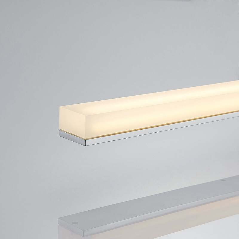 Lindby Deckenleuchte Levke LED Lampe dimmbar IP44 Badezimmer Leuchte 75cm weiß - 4251096537598