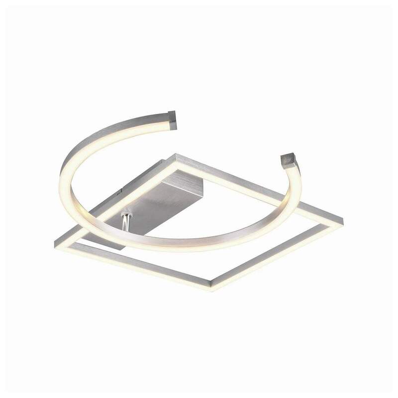 Lindby LED Deckenleuchte Coljana dimmbar Fernbedienung Deckenlampe Lampe Alu - 4251911721003