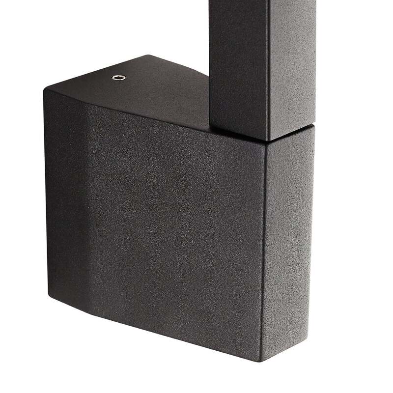Lindby Wandleuchte Außen Neano LED Gartenlampe Lampe schwarz 60cm IP54 - 4251911797794