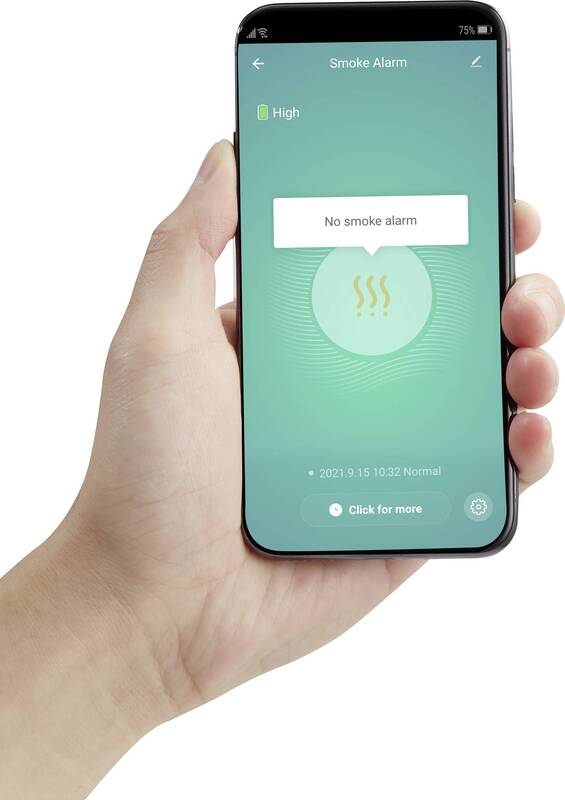 Sygonix WLAN Funk-Rauchwarnmelder Rauchmelder App-Steuerung batteriebetrieben585 - 4064161198835