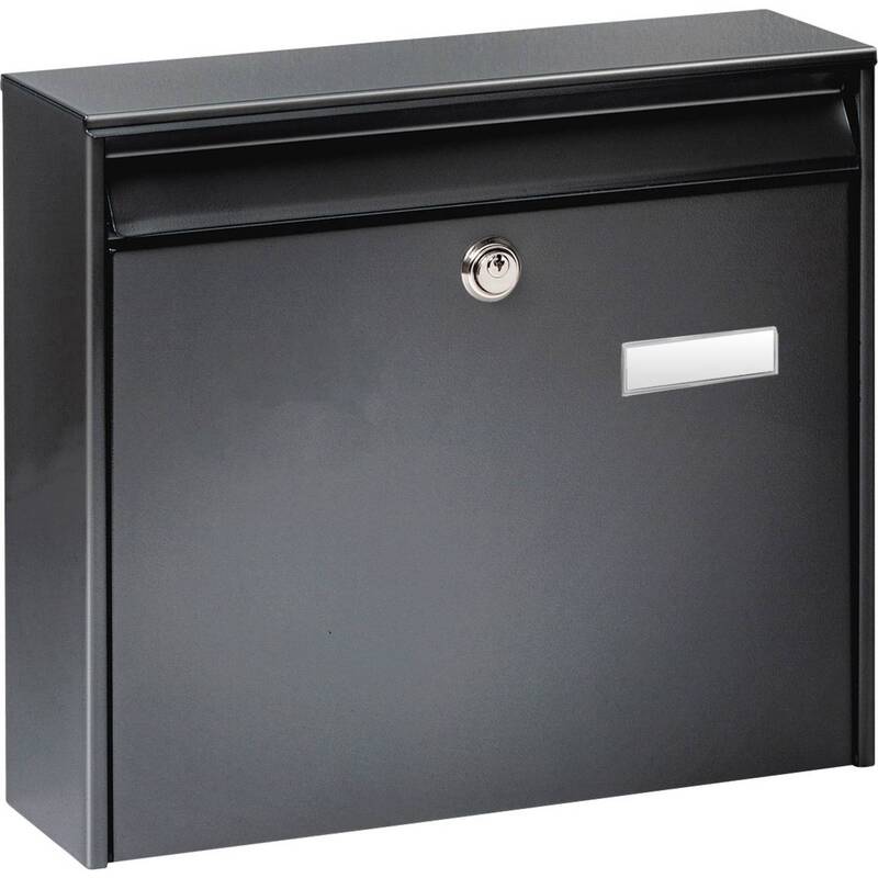 Burg-Wächter Briefkasten Potsdam 877 anthrazit hochwertig verzinkter Stahl - 4003482293607