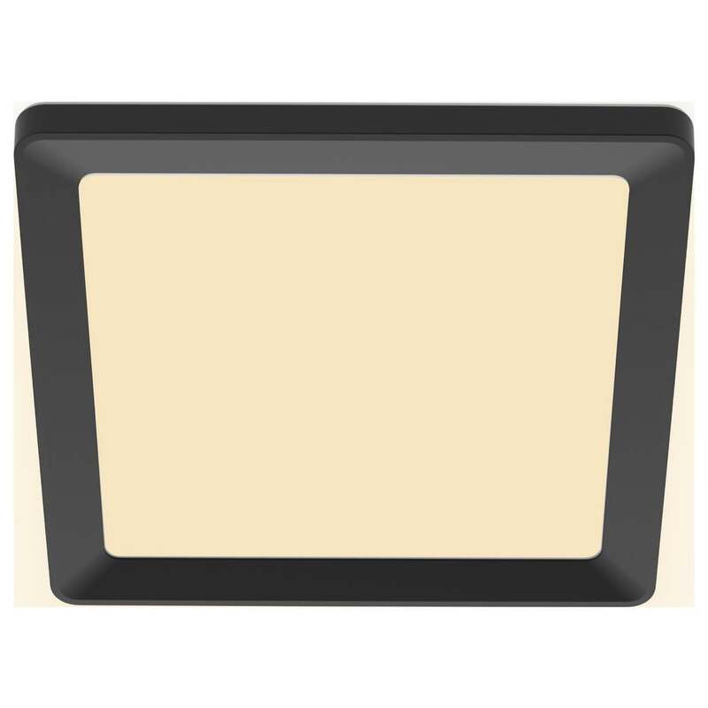 Philips LED Panel Panelleuchte SceneSwitch Schwarz Warmweiß quadratisch 12W 30cm - 8720169347915