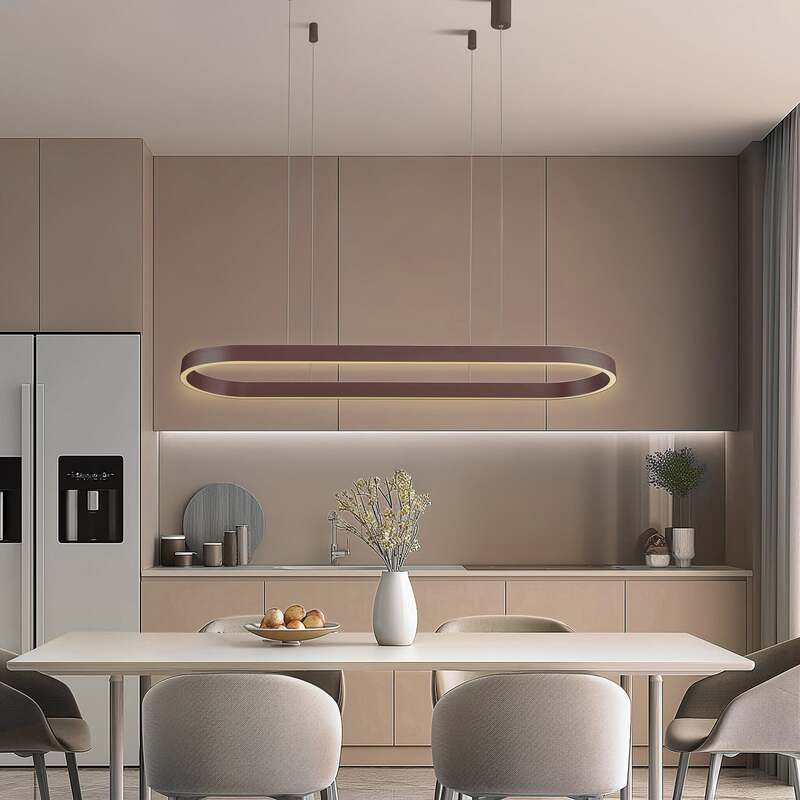 Lucande Pendelleuchte Hängeleuchte LED Smart Kaffee Tuya Fernbedienung CCT - 4251911778311