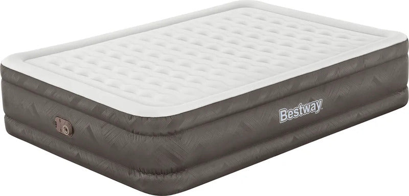 Bestway Fortech Luftbett mit Elektropumpe 203x152x46cm grau Double XL - 6941607326596