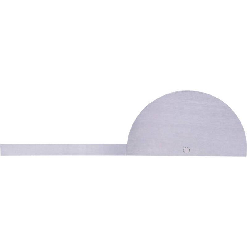 KS Tools Winkelmesser 180° Edelstahl präzise Messung 400mm schwarz graviert - 4042146067741
