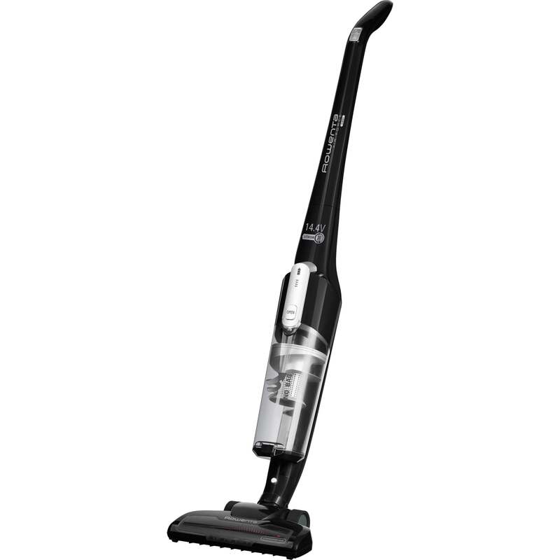 Rowenta Akkusauger RH6545WH Staubsauger Beutellos Cyclonic Technologie schwarz - 3221614001819