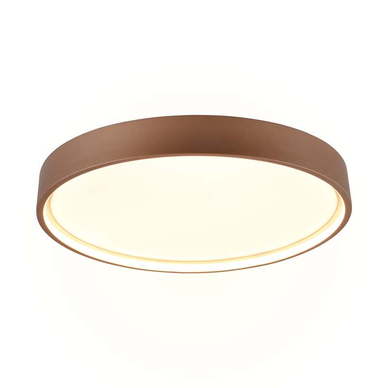 TRIO LIGHTING Deckenleuchte Lampe Doha LED CCT dunkelbraun Ø45cm 3260Lumen - 4017807575026