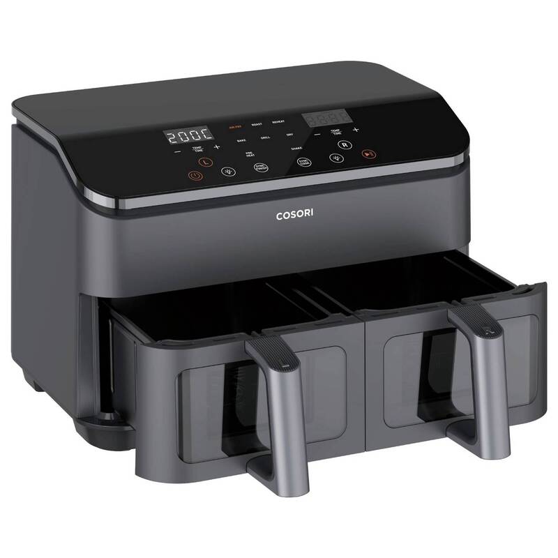 Cosori Heißluftfritteuse Fritteuse Doppel Airfryer Grillfunktion 8.5l 1.75kW - 0810123671731