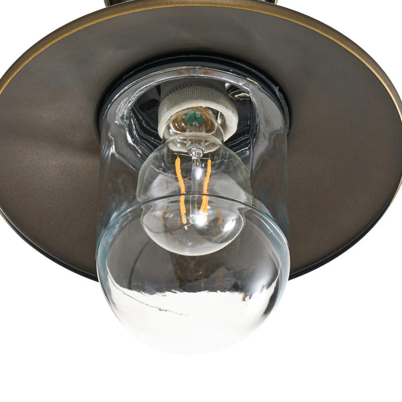 Lindby Wandleuchte Eloretta LED Außenwandleuchte Lampe dimmbar messing antik - 4255830909047