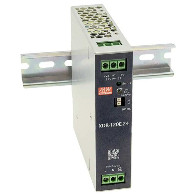 Mean Well Hutschienen-Netzteil XDR-120E-48 48V 2,5A 120W Stromversorgung - 4021087106665