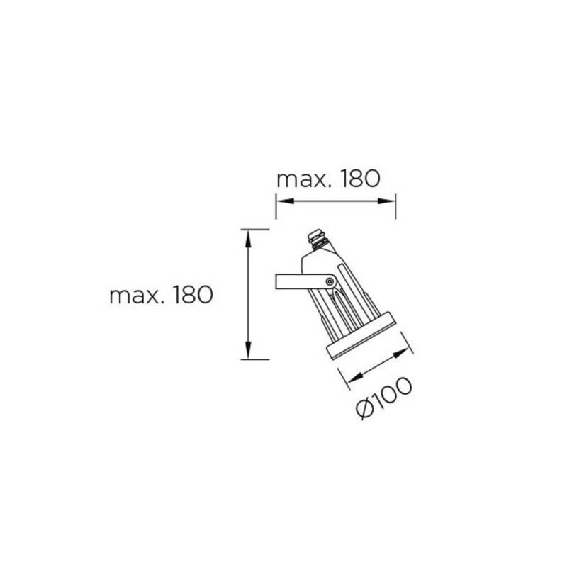 LEDS-C4 Außenstrahler Helio schwarz Gartenlampe Flutlichtstrahler IP65 - 8435111097649