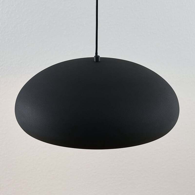 Lindby Pendelleuchte Hängeleuchte Gerwina LED Lampe dimmbar schwarz/gold 40cm - 4251096560633