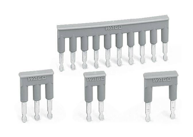 WAGO Brückungskamm Verbinder Klemme Grau 280-482 200 Stück Reihenklemmen-Zubehör - 4044918683845