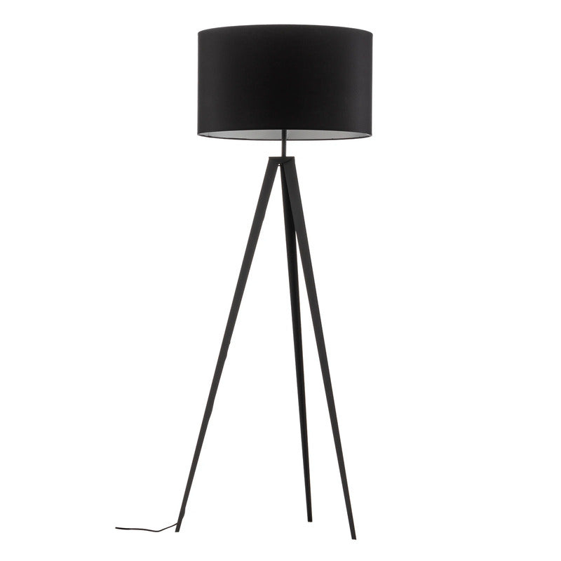 Euluna Stehleuchte Tago Dreibein Lampe schwarz silber Wohnzimmer SIEHE TEXT/FOTO - 6089325
