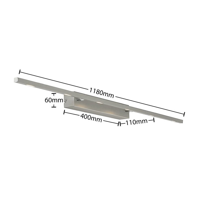 Lucande Alexis LED Bilderleuchte matt Schrankleuchte Leuchte Lampe Bad Licht104 - 4251911708677