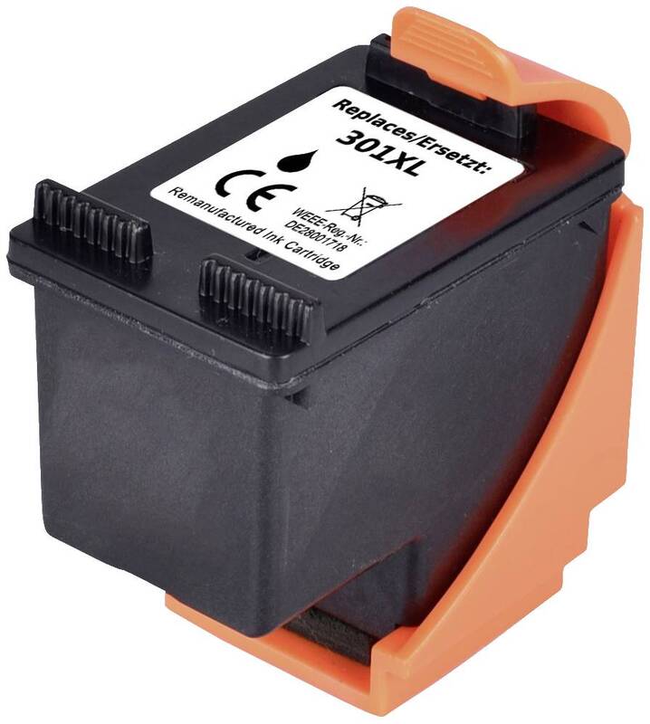 RENKFORCE TINTE HP 301 XL SCHW Schwarz Tintenpatrone Druckerpatrone Patrone - 4064161249728