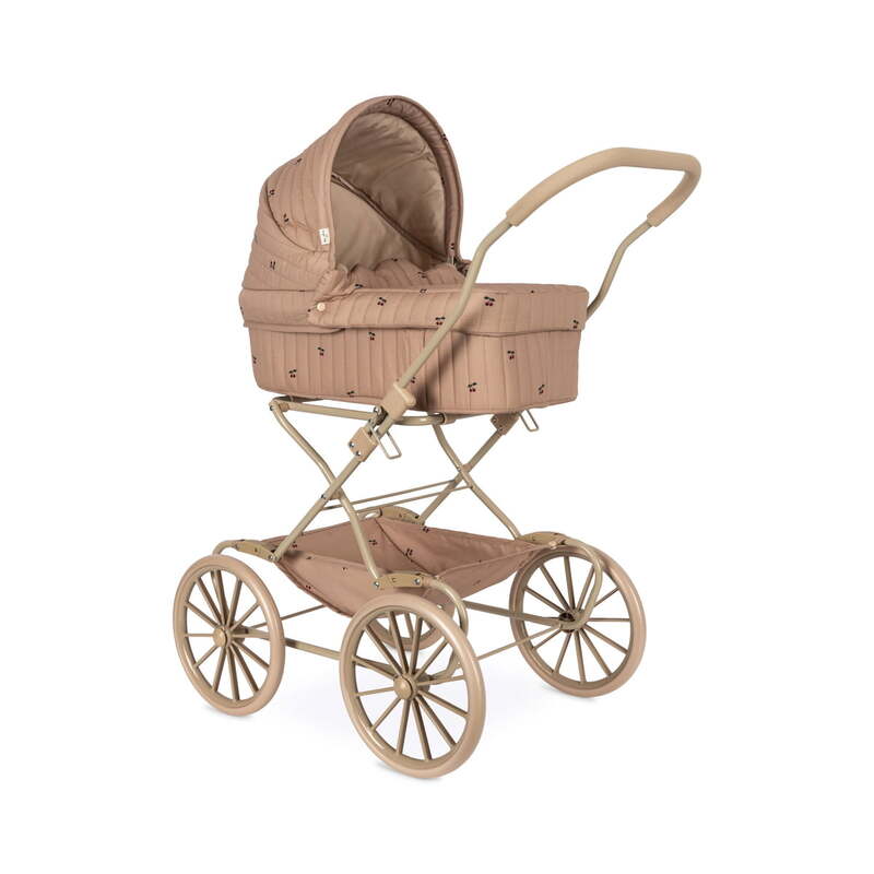 Konges Sløjd Puppenwagen Kinderwagen Spielzeug Cherry blush SIEHE TEXT/FOTO - 5712982970152