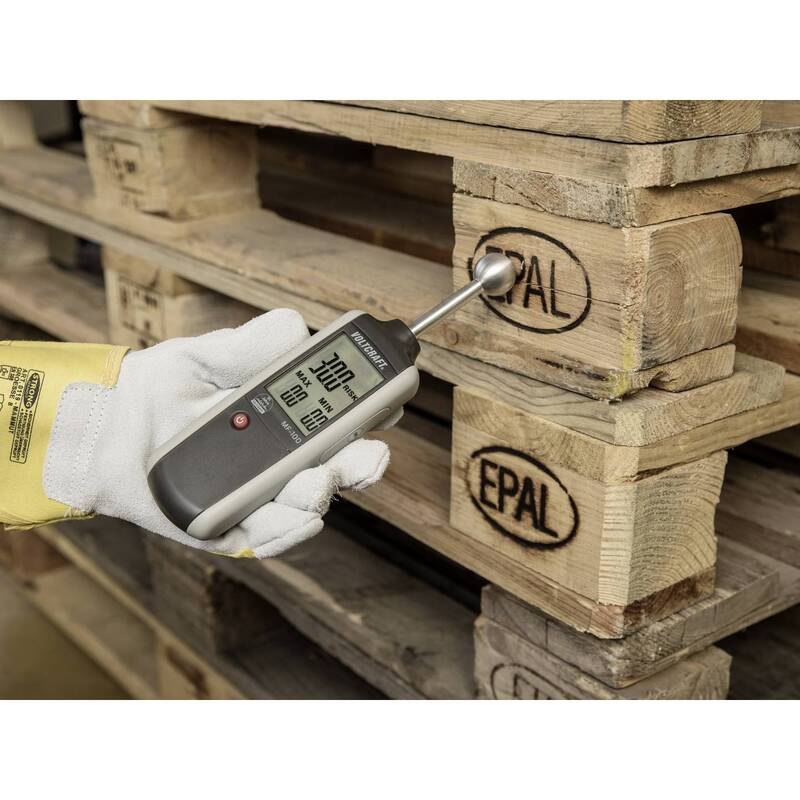 Voltcraft Materialfeuchteindikator MF-100 Feuchtigkeitsmesser Holz Baustoffe - 4016138567496