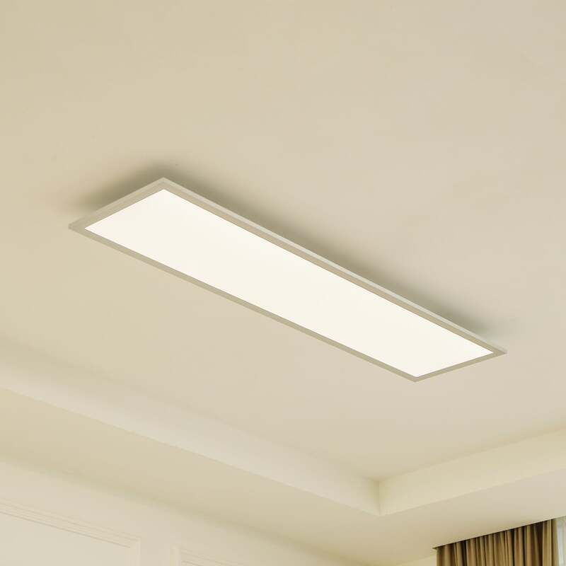 Arcchio LED-Panel Lyndra 120 cm dimmbar silber Aluminium 32 W 5320 lm - 4251911786866