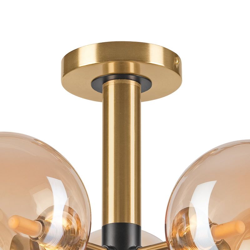 Lamkur Lighting Natalia Deckenleuchte Lampe Glasleuchte Glas SIEHE TEXT/FOTO - 5907687449311