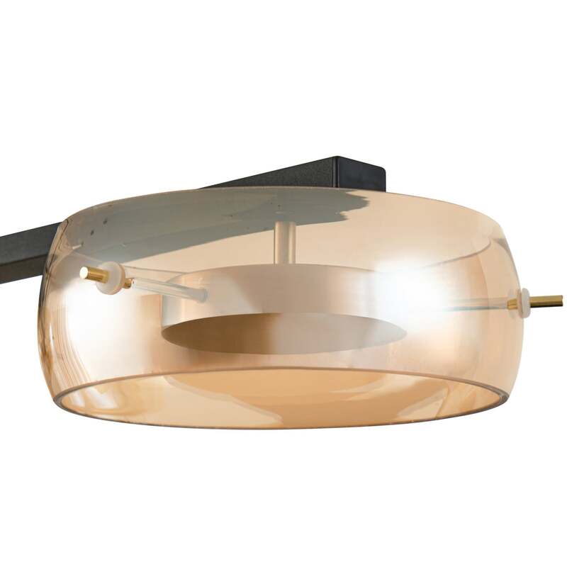 Lucande LED Hängeleuchte Pendelleuchte Martis amber 4-flammig dimmbar Esszimmer - 4255830904929