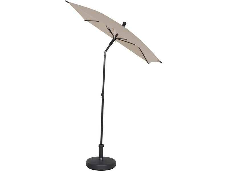 Siena Garden Gartenschirm City 210cm x 140cm Natur Sonnenschirm mit - 4055938415750