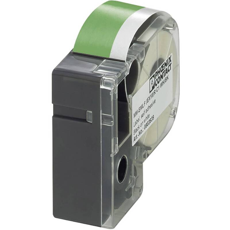 Phoenix Contact Etiketten Label Thermotransferdrucker gruen Vinylpolymer 24mm - 4055626212319