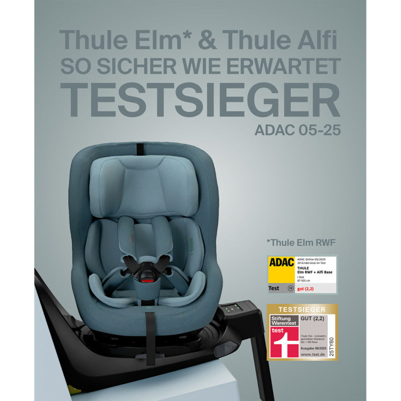 Thule Kindersitz Elm Mid Blue 360 Grad Drehfunktion 5-Punkt-Gurtsystem 0-18kg - 0197074000118