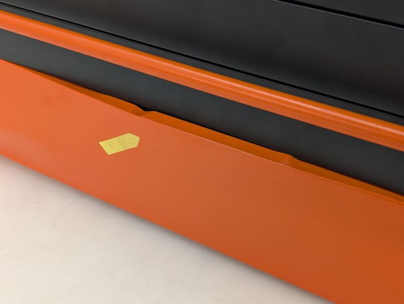Bahco Werkzeugkasten unbestückt Metall Schwarz/Orange 530x250x200mm 6,33kg - 7314150321414