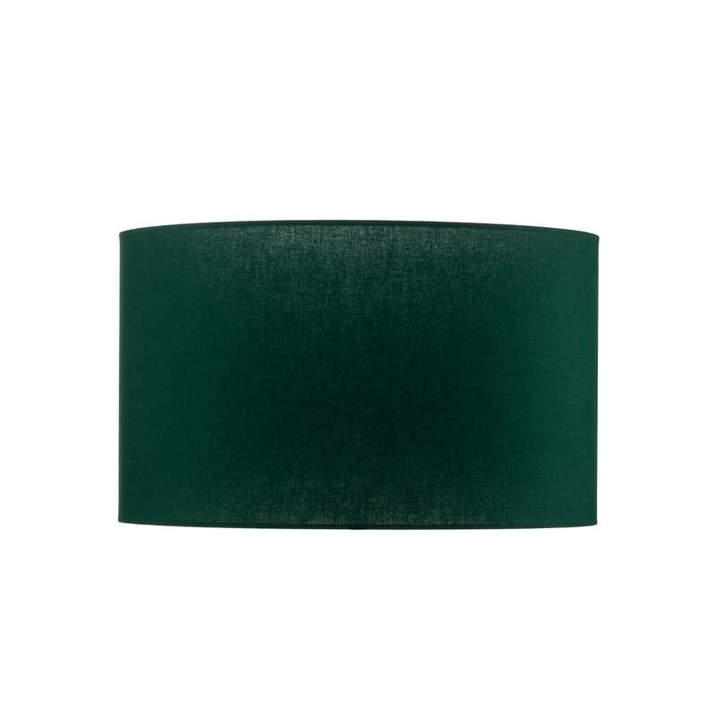 Lampenschirm Roller Baumwolle dunkelgrün Ø50cm Höhe 30cm E27 Leuchte Lampe - 5903689188715