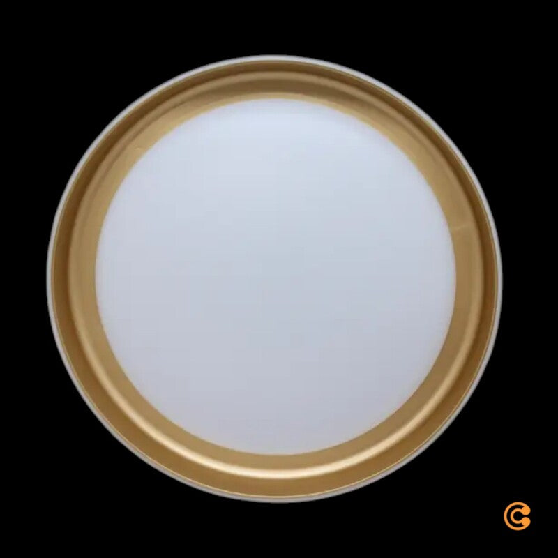 JUST LIGHT Deckenleuchte Deckenlampe LED SATI Kunststoff weiss messing dimmbar - 4043689005740