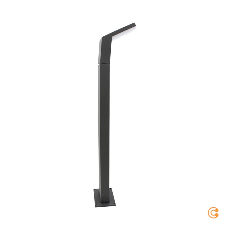 Deko Light Wegeleuchte Gartenlampe LED Außenleuchte dunkelgrau Aluminium Tucanae - 4042943171146