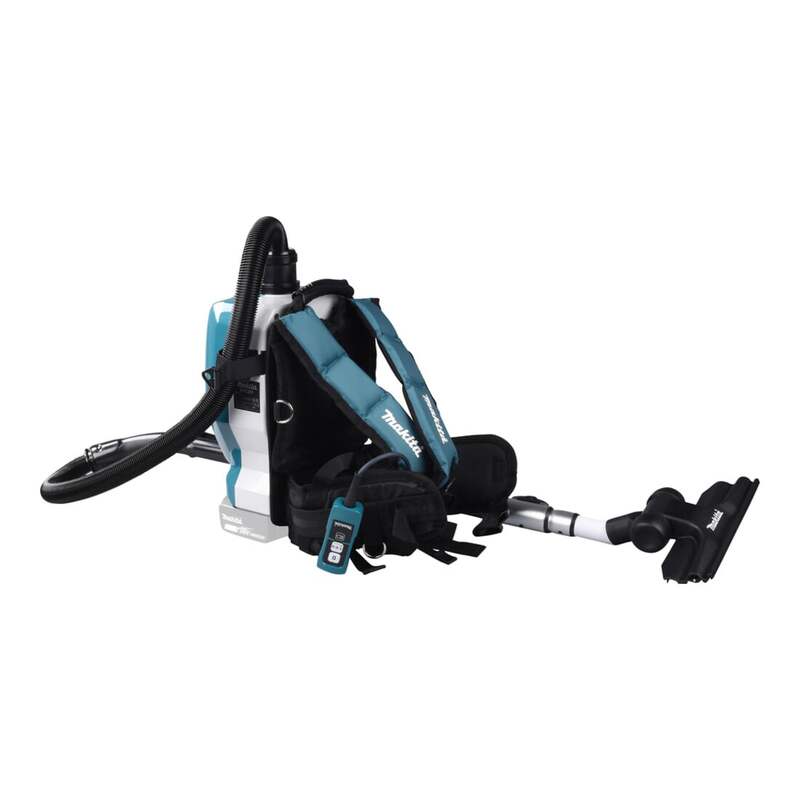 Makita Akku-Rucksackstaubsauger DVC261ZX15 2x18V Sauger HEPA Filter blau - 0088381870016
